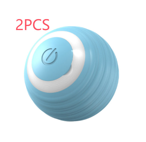 Automatic Moving Bouncing Rolling Ball Smart Cat Toy Ball Self-Moving Kitten Toy For Indoor Cat Kitten